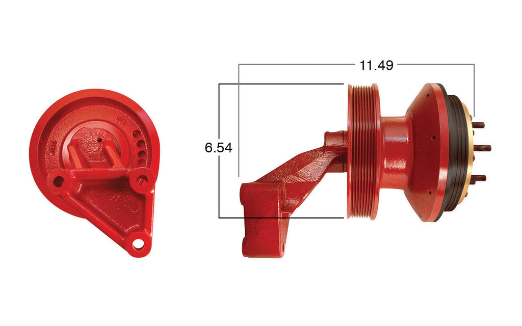 99332-Remanufactured Fan Clutch-GoldTop (Core Deposit    $250 Included in Price) - Nick's Truck Parts