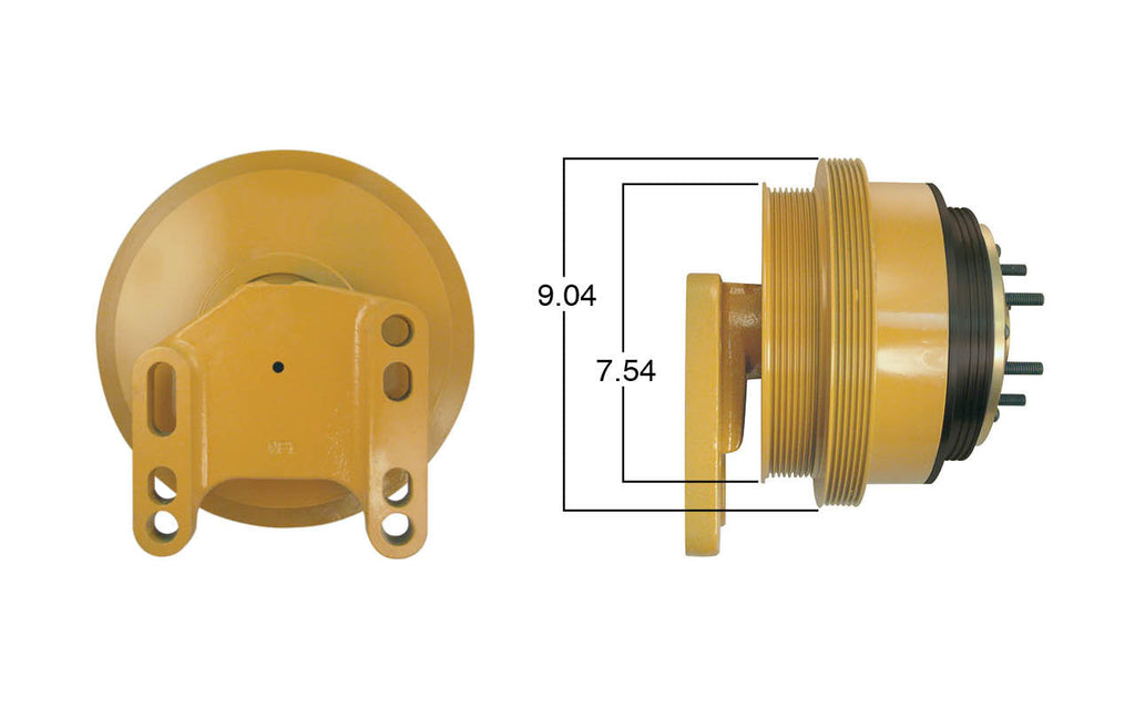 99334-Remanufactured Fan Clutch-GoldTop (Core Deposit    $250 Included in Price) - Nick's Truck Parts