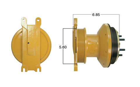 99337-Remanufactured Fan Clutch-GoldTop (Core Deposit    $250 Included in Price) - Nick's Truck Parts