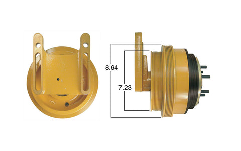 99346-Remanufactured Fan Clutch-GoldTop (Core Deposit    $250 Included in Price) - Nick's Truck Parts