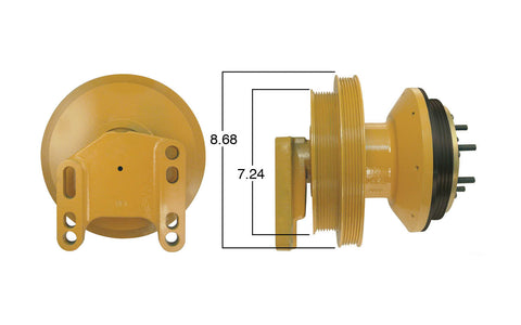 99362-Remanufactured Fan Clutch-GoldTop (Core Deposit    $250 Included in Price) - Nick's Truck Parts