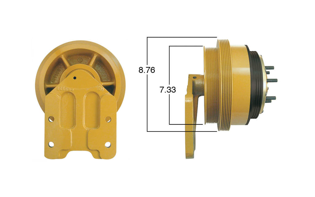 99403-Remanufactured Fan Clutch-GoldTop (Core Deposit    $250 Included in Price) - Nick's Truck Parts