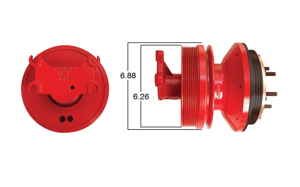 99430-Remanufactured Fan Clutch-GoldTop (Core Deposit    $250 Included in Price) - Nick's Truck Parts