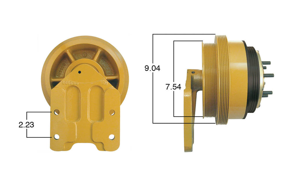 99438-Remanufactured Fan Clutch-GoldTop (Core Deposit    $250 Included in Price) - Nick's Truck Parts