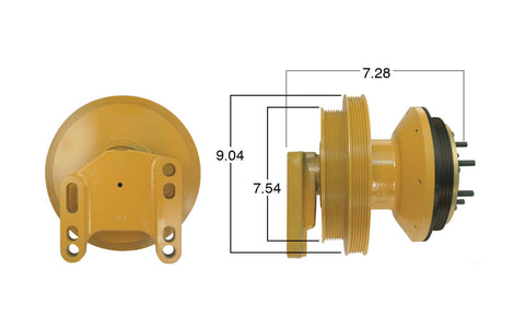 99440-Remanufactured Fan Clutch-GoldTop (Core Deposit    $250 Included in Price) - Nick's Truck Parts