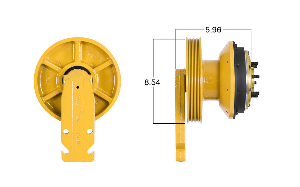 99453-Remanufactured Fan Clutch-GoldTop (Core Deposit    $250 Included in Price) - Nick's Truck Parts
