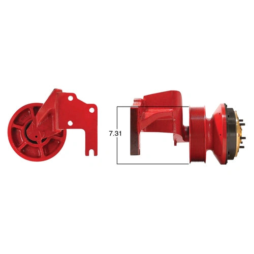Kitmasters Cummins fan clutch 99578, durable auto part with core deposit, designed for engine cooling and performance.