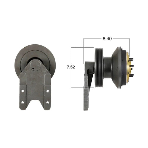 Kitmasters Cummins fan clutch 99581, durable engine cooling component with core deposit included.