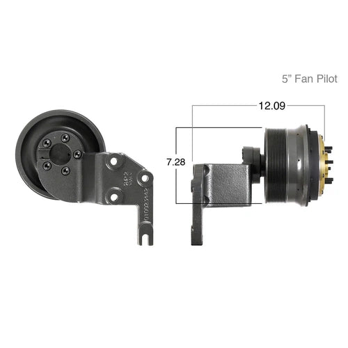 Kitmasters Cummins fan clutch 99589, a durable automotive part with cooling fan clutch for diesel engines, shown in the image.