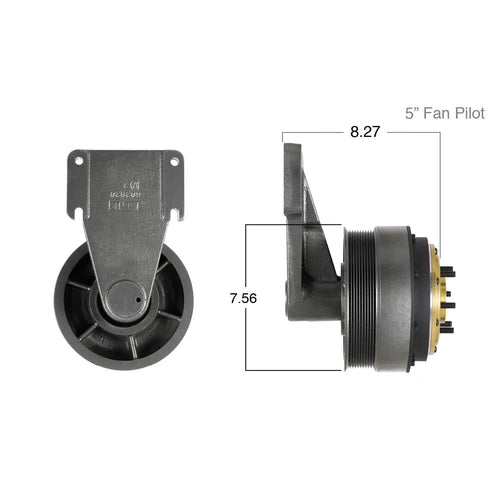 Kitmasters Cummins fan clutch 99591, durable automotive cooling part with secure mounting and functional design.