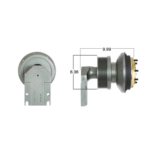Kitmasters PACCAR fan clutch 99592, durable auto part for engine cooling system, with core deposit details visible.