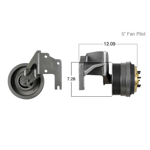 Kitmasters Cummins fan clutch 99597, durable automotive part for engine cooling, shown in a detailed close-up image.