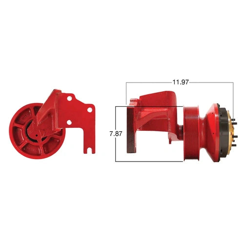 Kitmasters Cummins fan clutch 99600, durable auto part for engine cooling, shown in the image.