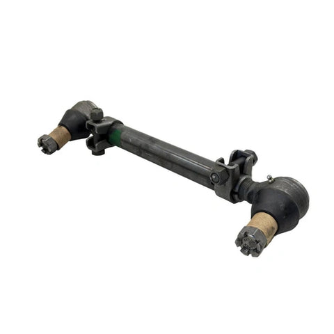 Automann drag link 18-inch C-to-C for Freightliner trucks, showing the metal steering component with mounting points.