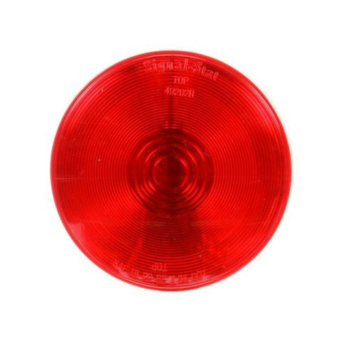 Automann 571.LG405R-S/T/T 4-inch red male 3-pin lighting connector, showing the electrical contacts and sturdy plastic housing.
