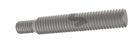 Automann Air Bag Stud with 1/2 inch to 3/8 inch threads, 4-inch suspension component for secure vehicle shock absorption.