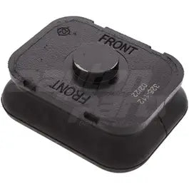 Automann 325-112 insulator pad for Mack trucks, showing a close-up of the durable rubber pad with textured surface.