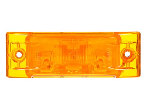 Amber 2x6 inch marker light from Automann, Model 571.LG211A-Marker Light, designed for vehicle lighting applications.