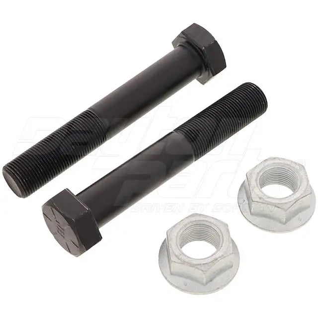 Binkley Equalizer Bolt Kit by Automann, assembly bolt 1"-14 x 6 inches, shown in black finish for heavy-duty vehicle use