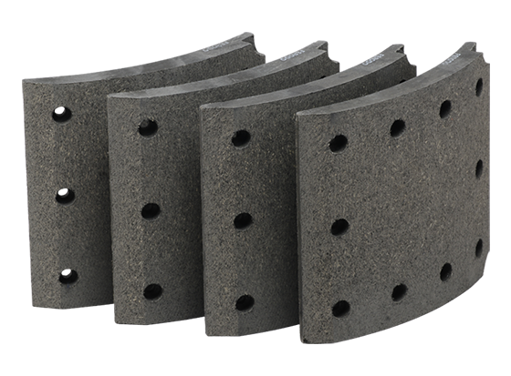 Automann 140.1308TT.50 brake lining for commercial vehicle brake shoes, durable friction material for reliable stopping power.