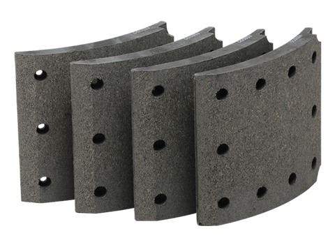 Automann 140.1308TT.50 brake lining for commercial vehicle brake shoes, durable friction material for reliable stopping power.