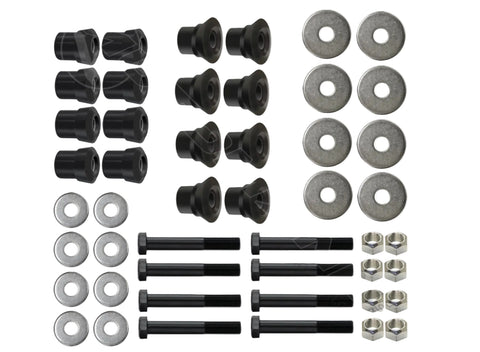 Reyco Automann TRK6001 torque arm bushing kit with multiple bushings for vehicle suspension repair.