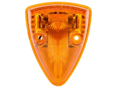 Automann 571.LD326A15-Cab Marker Light LED triangle amber for vehicle lighting, featuring bright amber LED illumination