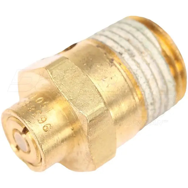 Dayton CKN31300 air brake reservoir pressure relief valve for air system, showing the valve with metal fittings and pressure release mechanism