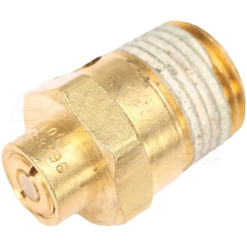 Dayton CKN31300 air brake reservoir pressure relief valve for air system, showing the valve with metal fittings and pressure release mechanism
