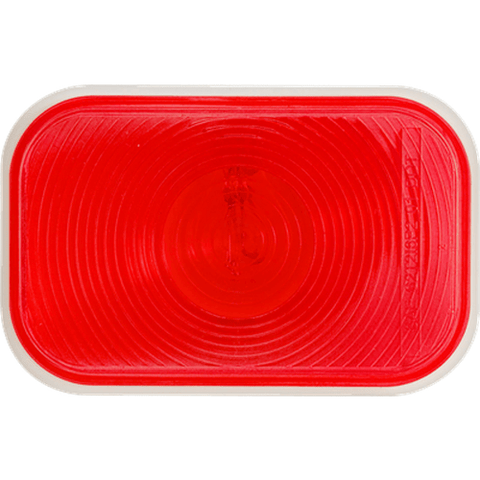 Automann 571.LG45R-S/T/T red 3.5x5.25-inch LED light, durable lighting fixture with bright red color.