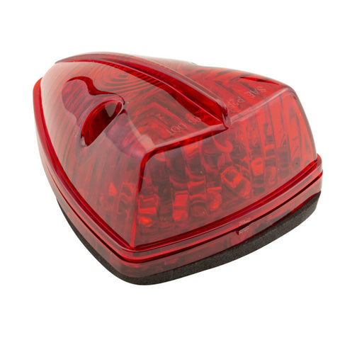 Automann 571.LD326R15 red LED triangle cab marker light for vehicle lighting, featuring durable design and bright illumination.