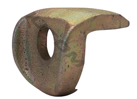 Automann E-5055 wheel clamp showing sturdy metal construction and secure locking mechanism for wheel end security.