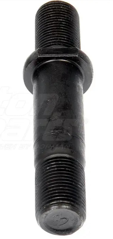 Automann E-5553L wheel end with round collar shoulder stud, showing detailed metal components and precise engineering.