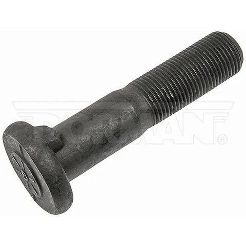 Automann E-5916R wedge head stud for wheel end applications, showing the metal threaded component with a wedge-shaped head.