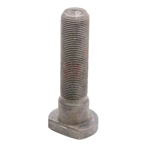 Automann E-5992A metric clipped head stud for wheel end assembly, durable metal component with threaded connection.