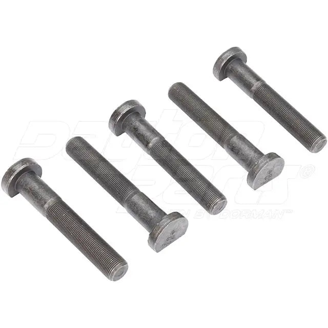 Automann E-6030A-Metric D Head Stud for wheel end, package of 5, durable metal fasteners for automotive assembly.