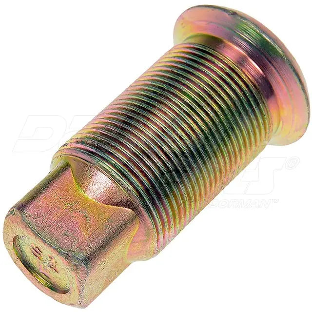 Automann E-7896L inner cap nut for wheel end assembly, shown in the product image. Durable metal construction with a black finish.