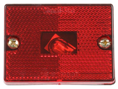 Automann 571.LG241R-Lens 2x3 inch reflex amber lighting lens on F1.jpg, designed for automotive lighting applications