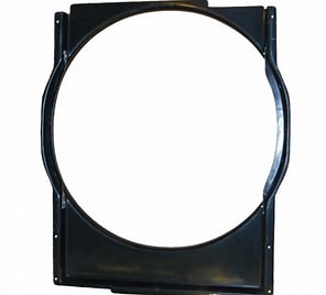 Automann 810.FS5901 fan shroud for Kenworth trucks, showing the black plastic shroud with mounting brackets and vents.
