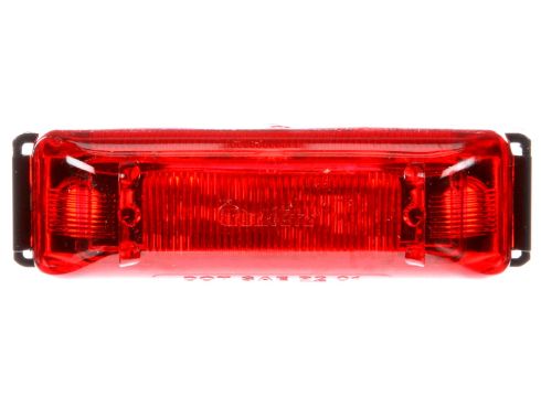 Automann 571.LD19A12-KB1 LED amber marker light kit, 1 inch by 4 inches, with clear lens and mounting hardware.