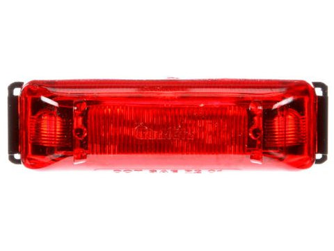 Automann 571.LD19A12-KB1 LED amber marker light kit, 1 inch by 4 inches, with clear lens and mounting hardware.