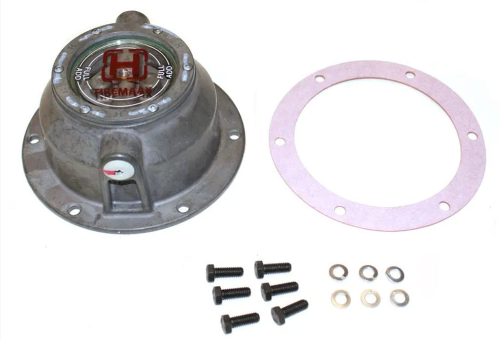 HT-VS32070-1- Genuine Hendrickson TIREMAAX CP Hub Cap - HP Oil - Nick's Truck Parts