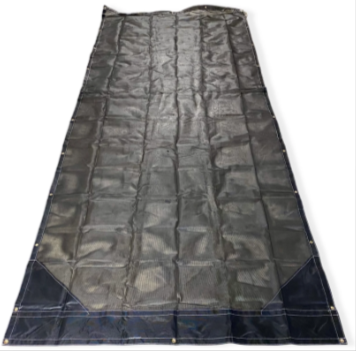 K-722-BMUDT- 7' x 22' Heavy Duty Black Mesh Tarp - Nick's Truck Parts