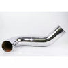 Chrome exhaust elbow for Kenworth trucks, left-hand side, by Automann, part number 562.U5914764LC, shown in the image.