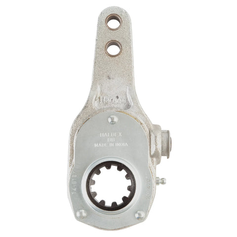Automann E-1063 manual slack adjuster for brakes, shown in a detailed image with metal components and adjustment mechanism.
