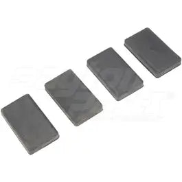 Automann Rubber Pad for Hutch Model H800A, durable black rubber with textured surface, designed for heavy-duty industrial use.
