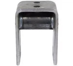 Automann M1314 Peterbilt rear front right shackle hanger for truck suspension, showing the metal component with bolt and mounting points.