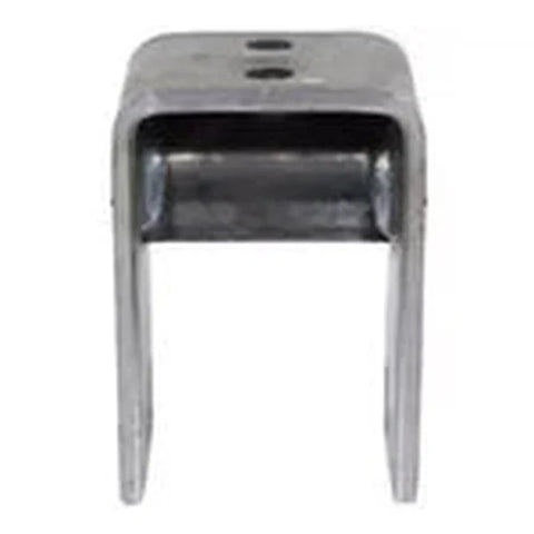 Automann M1314 Peterbilt rear front right shackle hanger for truck suspension, showing the metal component with bolt and mounting points.