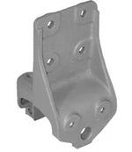 Cast iron hanger with frame reinforcement from Automann, designed for durable front-of-front installation.