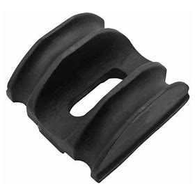Automann M1555-IHC U-bolt top plate air beam saddle showing the U-bolt and mounting surface in metal finish.